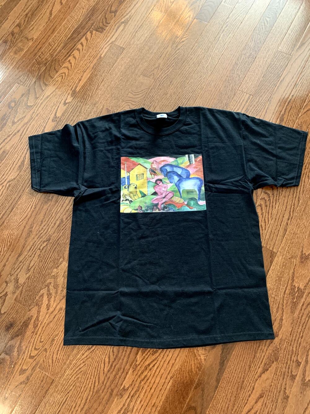 RARE Made in USA Philadelphia Museum of Art Vintage Franz Marc T Shirt Size XL